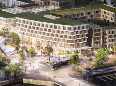 Sweco former nye Trondheim Stasjon