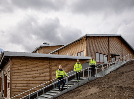 Lillehammer vannverk, sett fra siden